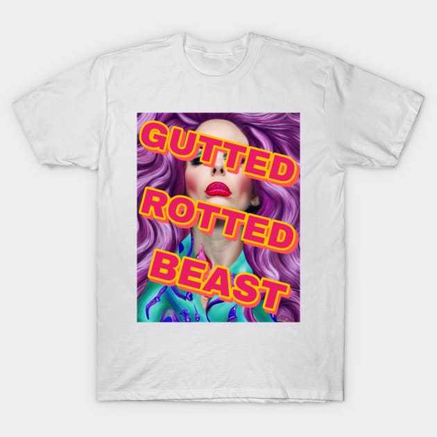 Gutted, Rotted, Beast T-Shirt by MEGAFUNNY UNLIMITED